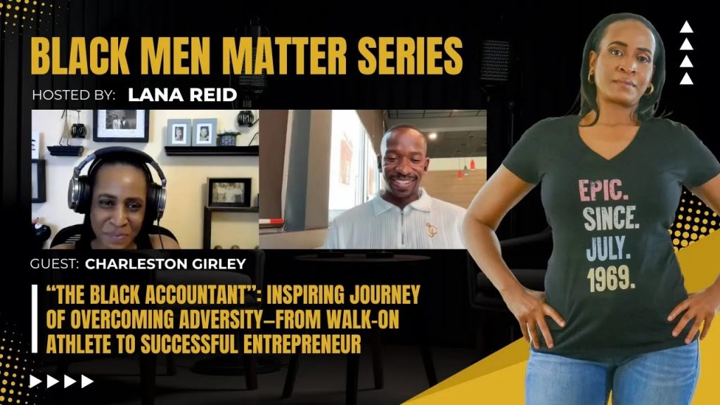 Lana Reid interviewing Charleston Girley on The Male Perspective podcast